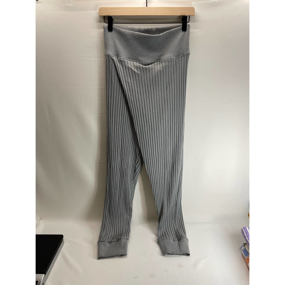 Nike Light Gray Ribbed Track Pants